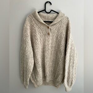 Handknit Wool Sweater